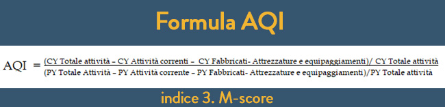 Formula AQI – indice 3. M-score